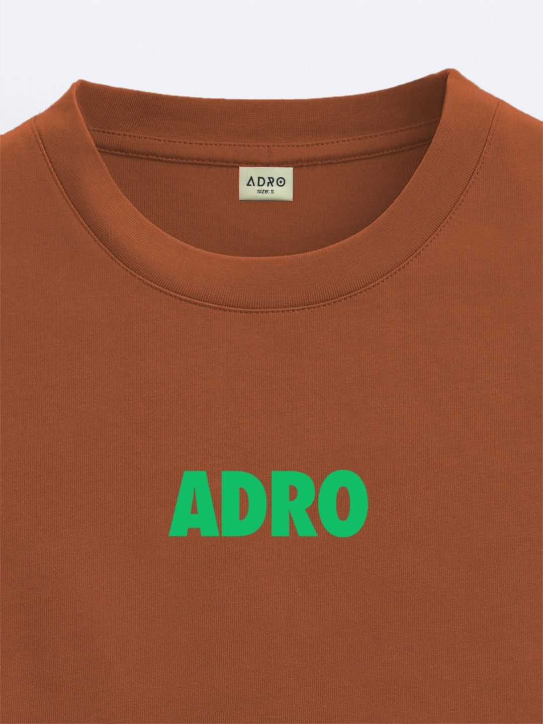ADRO Lelaki Grafik Bercetak T-Shirt Bersaiz Besar Kapas Leher Bulat