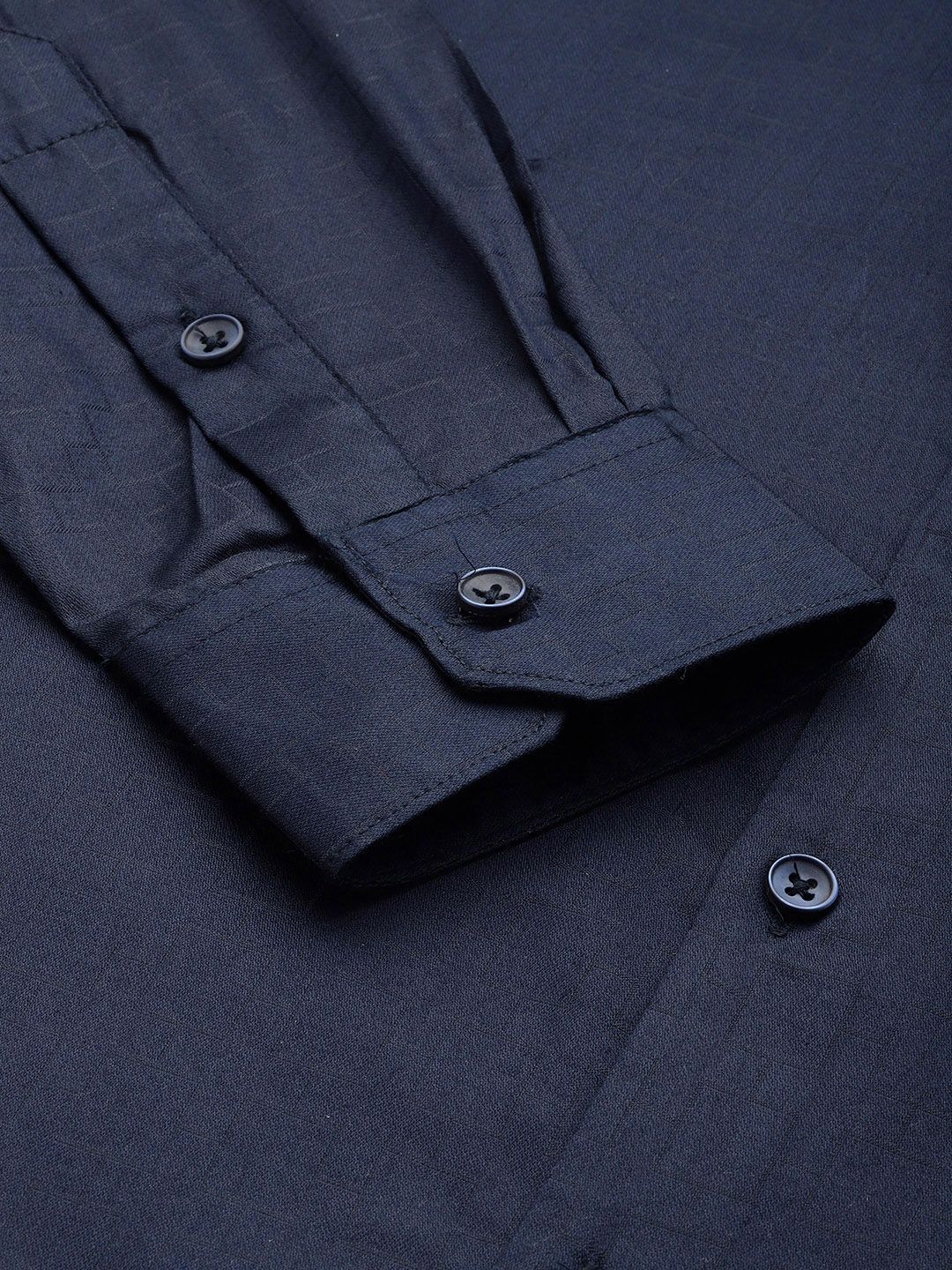 The Indian Garage Co. X Luxe Slim Fit Printed Formal Shirt