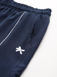 HRX by Hrithik Roshan Women Mid-Rise Lifestyle Track Pants with Toggle Hem