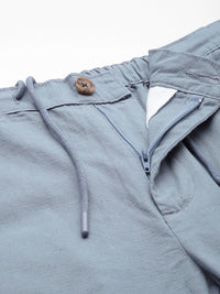 The Indian Garage Co Solid Cotton Joggers Trousers