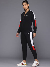 HRX by Hrithik Roshan Colourblocked Lifestyle Zip-Up Tracksuit