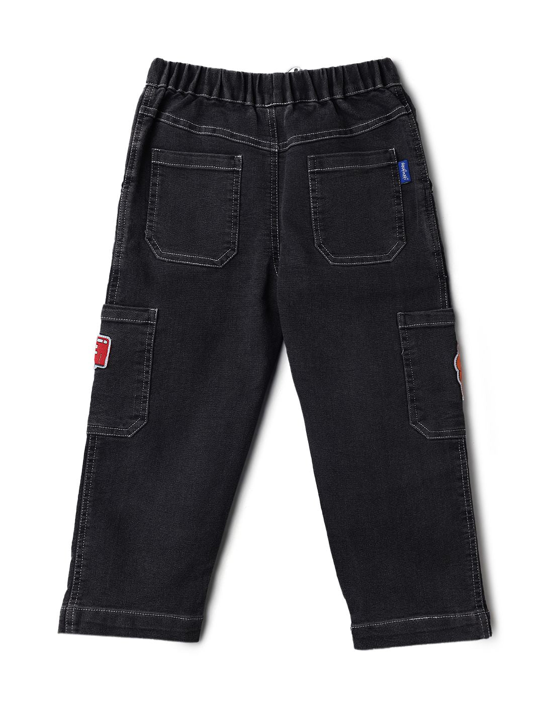 Nauti Nati Boys Classic Regular Fit Mid-Rise Light Fade Stretchable Jeans