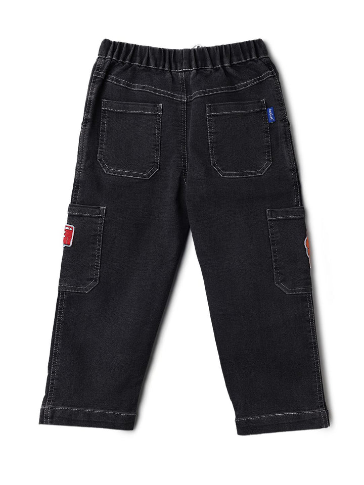 Nauti Nati Boys Classic Regular Fit Mid-Rise Light Fade Stretchable Jeans