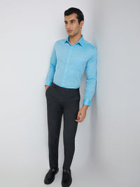 Raymond Textured Pure Cotton Slim Fit Formal Shirt