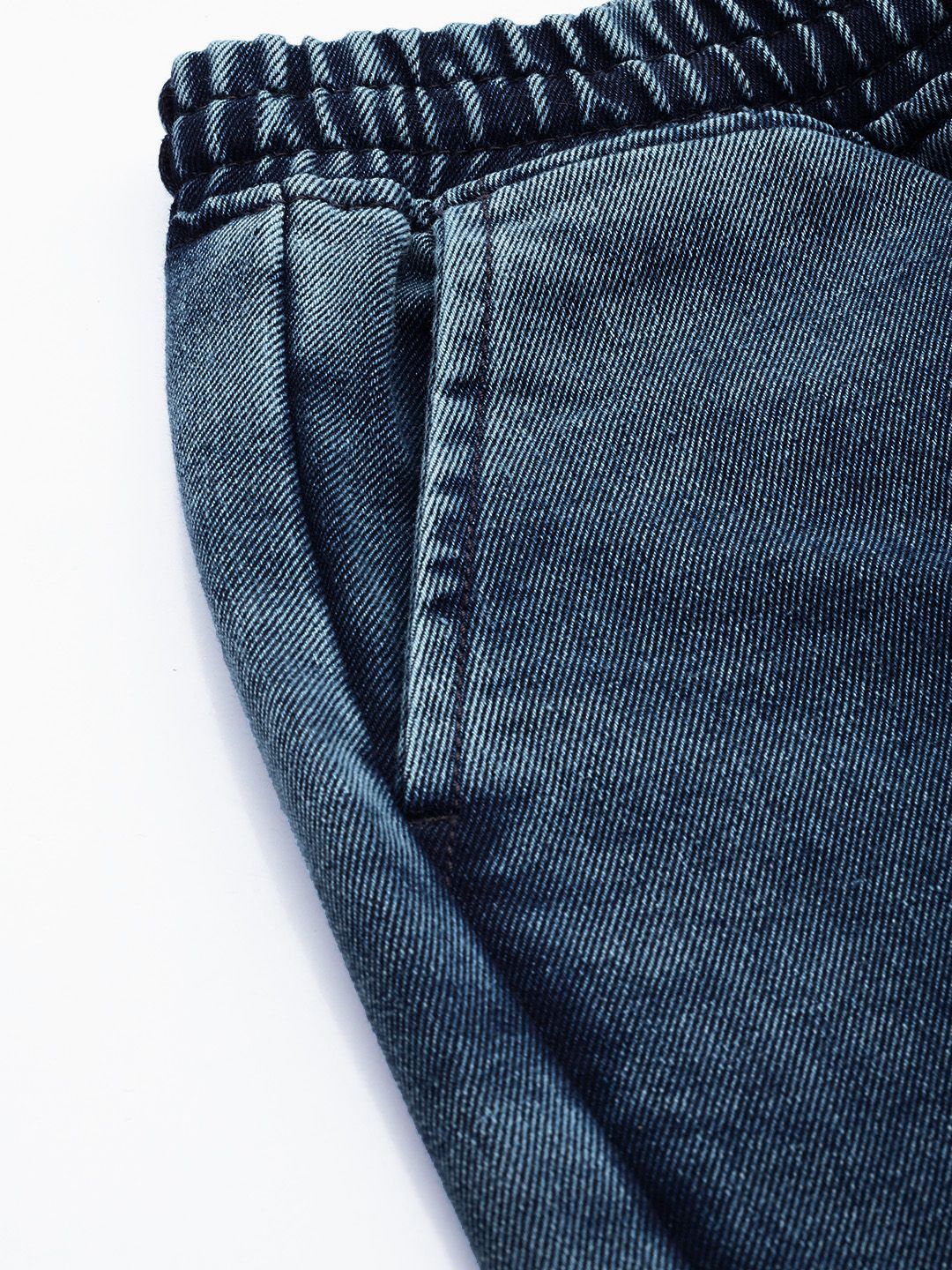 The Indian Garage Co Men Barrel Fit Stretchable Jeans