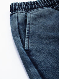 The Indian Garage Co Men Barrel Fit Stretchable Jeans