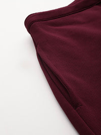 DressBerry Women High-Rise Bootleg Trousers