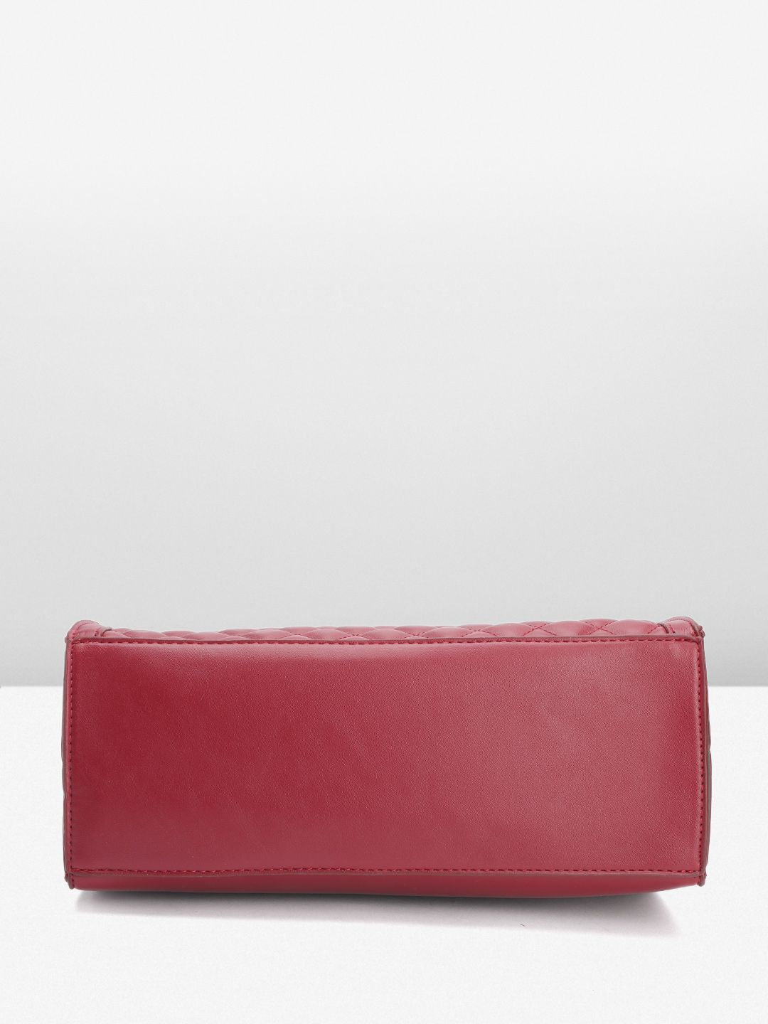 DressBerry Quilted Structured Handheld Bag