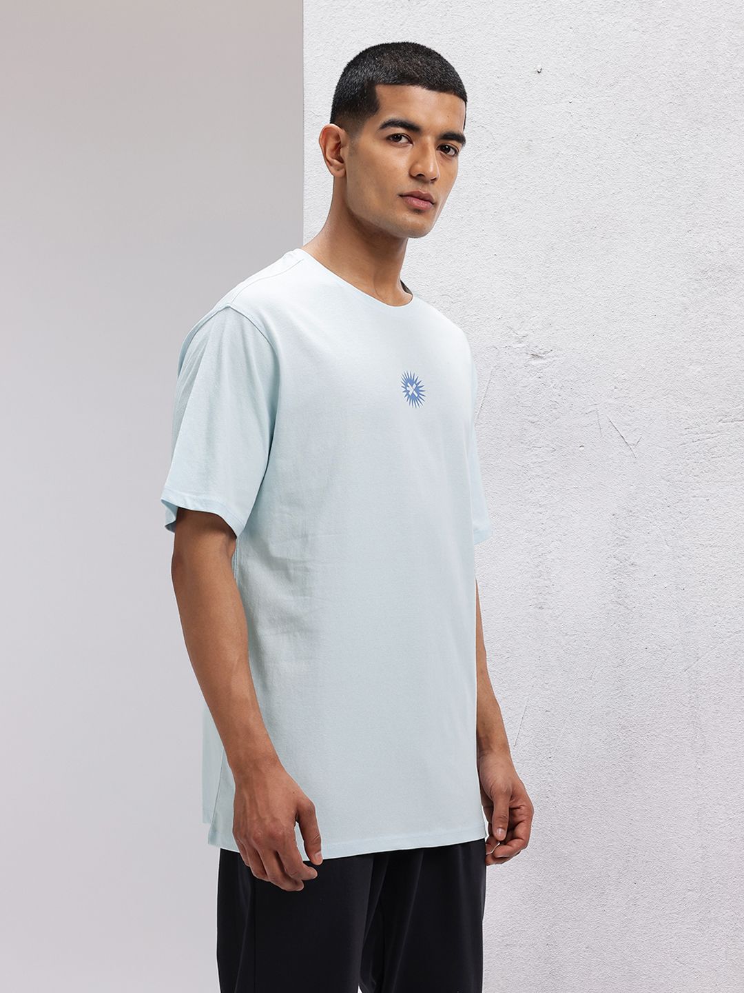 HRX by Hrithik Roshan Printed Pure Cotton Yoga T-shirt