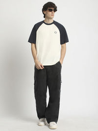 The Bear House Men Colourblocked Regular Fit Tshirt