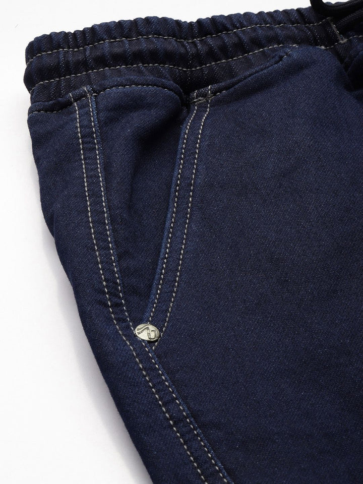 The Indian Garage Co Men Relaxed Fit Stretchable Cargo Style Jeans