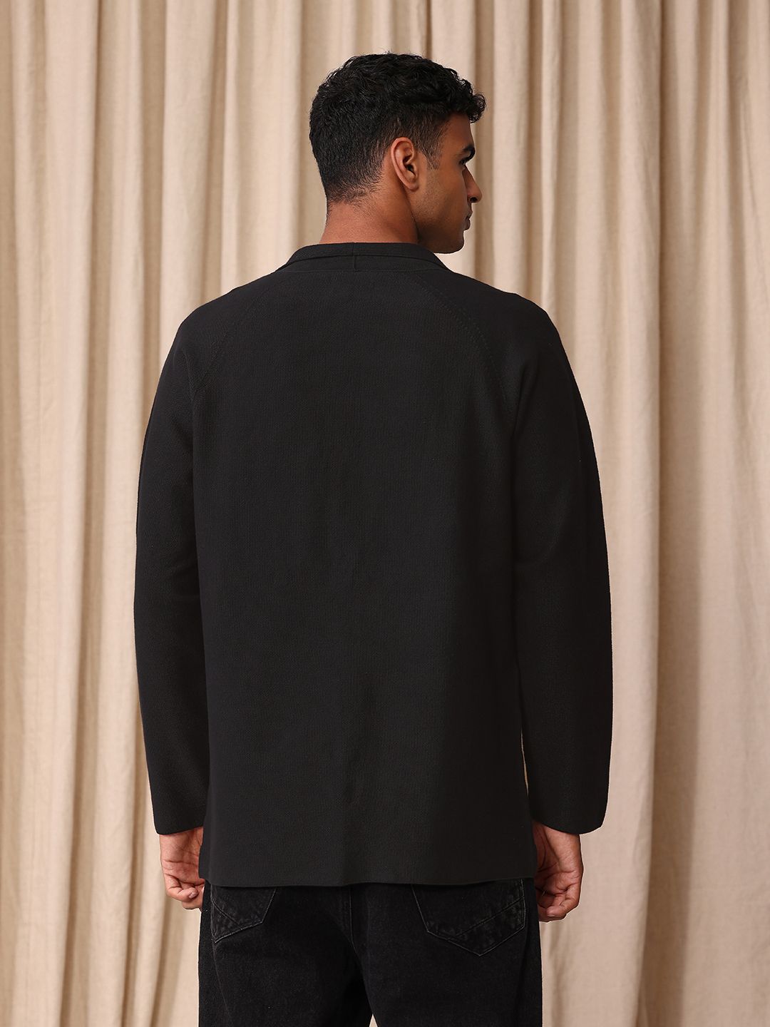 Mr Bowerbird Self Design Tailored Fit Single-Breasted Casual Blazer