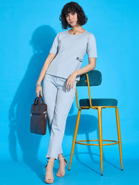 SASSAFRAS worklyf Short Sleeves Top With Trouser