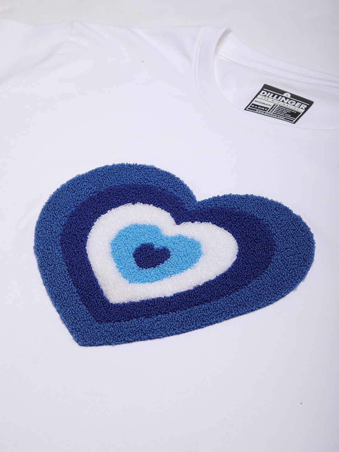 DILLINGER Women Boxy Regular Puff Printed Tshirt