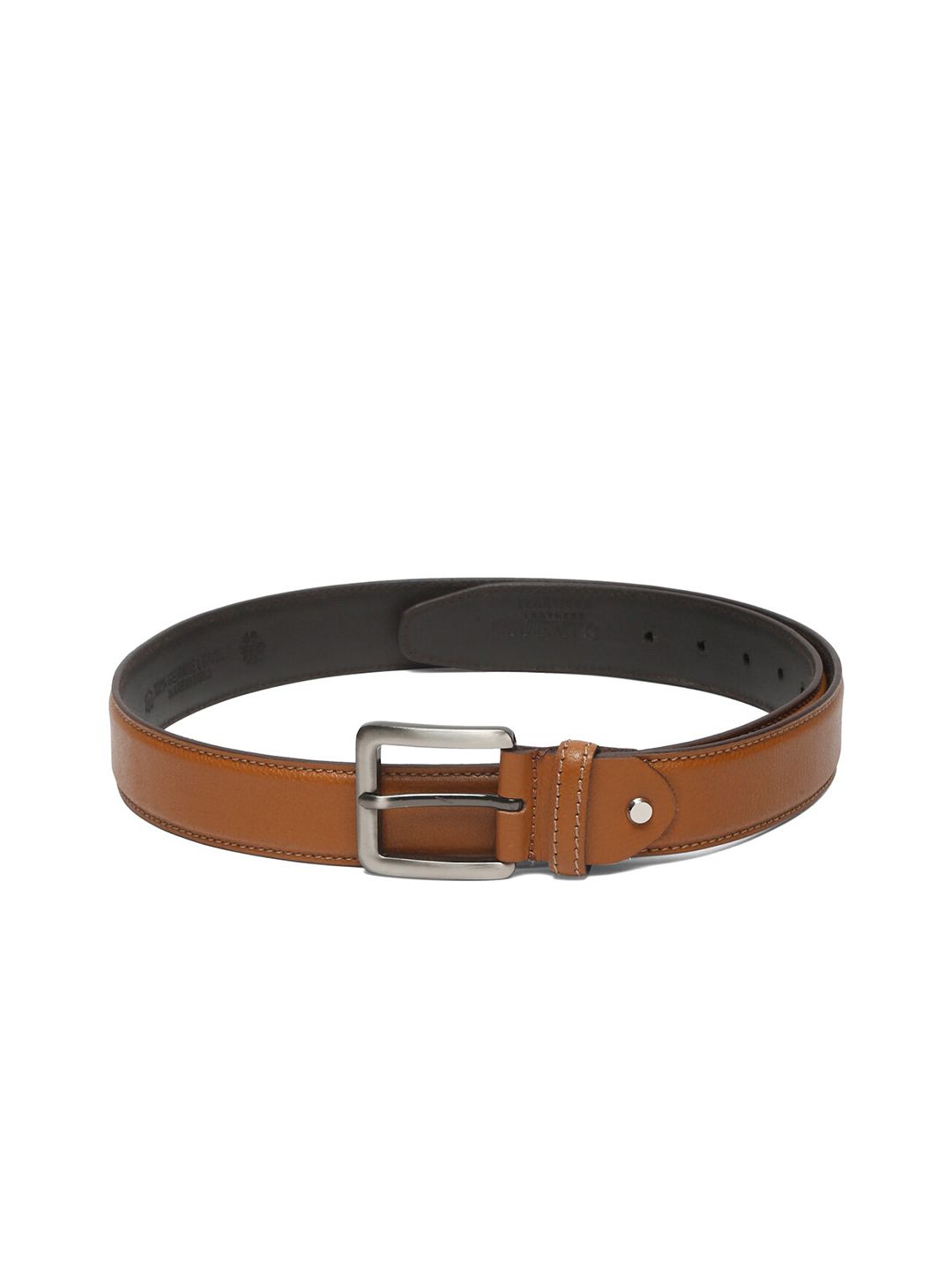 Teakwood Leathers Men Textured Leather Belt