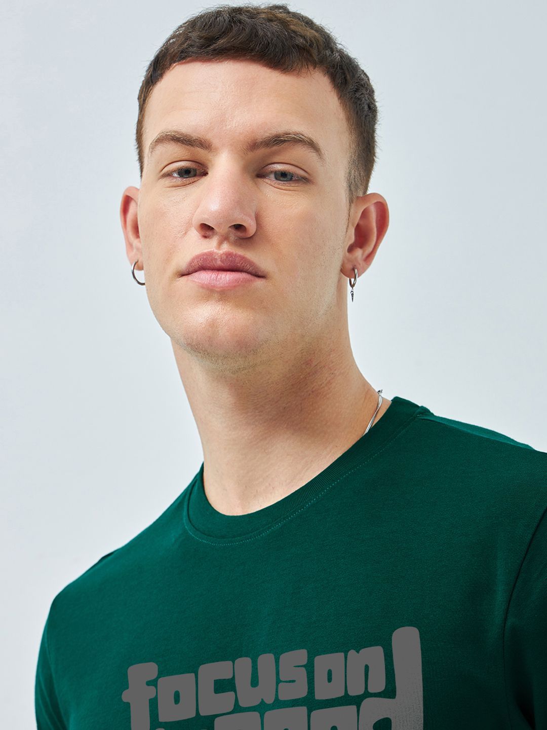 Bewakoof Men Typography Printed Round Neck Cotton T-shirt