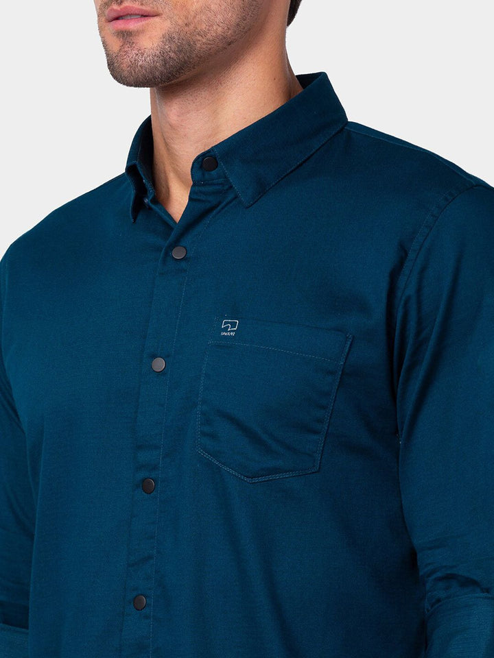 SPYKAR Men Cotton Solid Casual Shirt