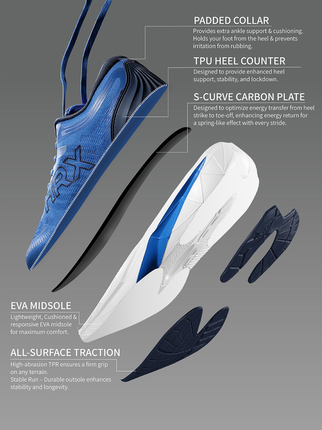 HRX by Hrithik Roshan Men CARBONIC Running Shoes