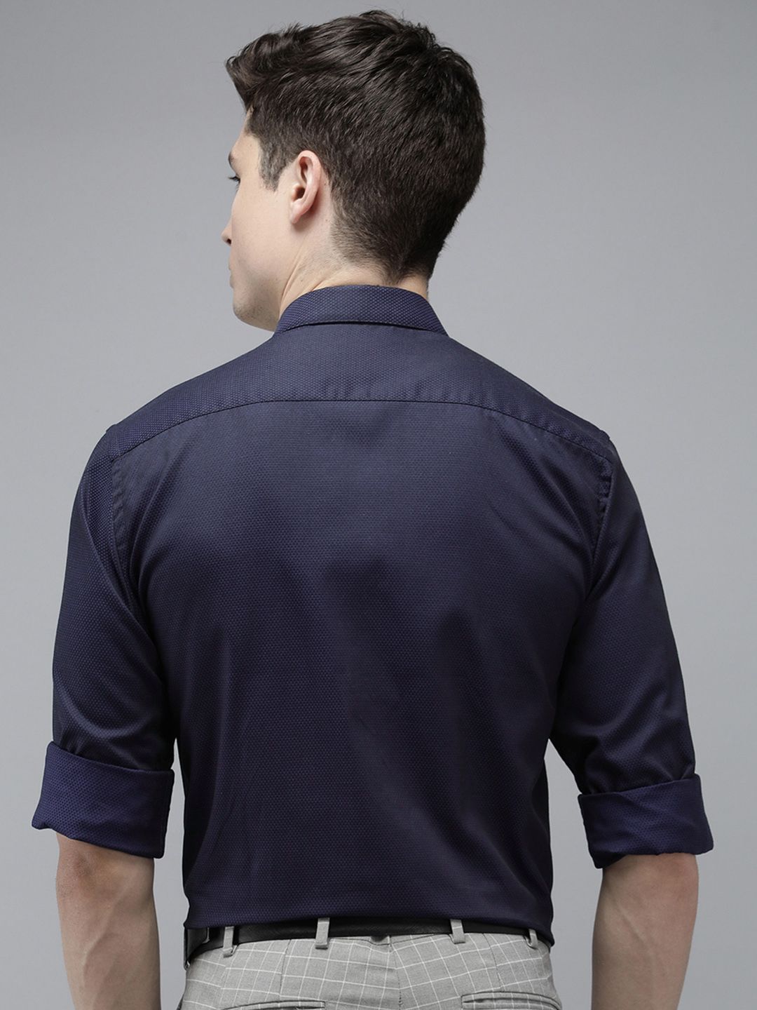 Park Avenue Textured Pure Cotton Formal Shirt