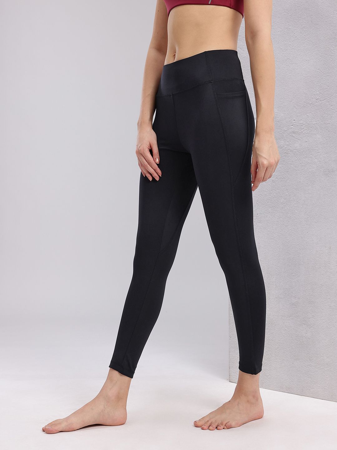 HRX by Hrithik Roshan Women Rapid-Dry Cropped Yoga Tights