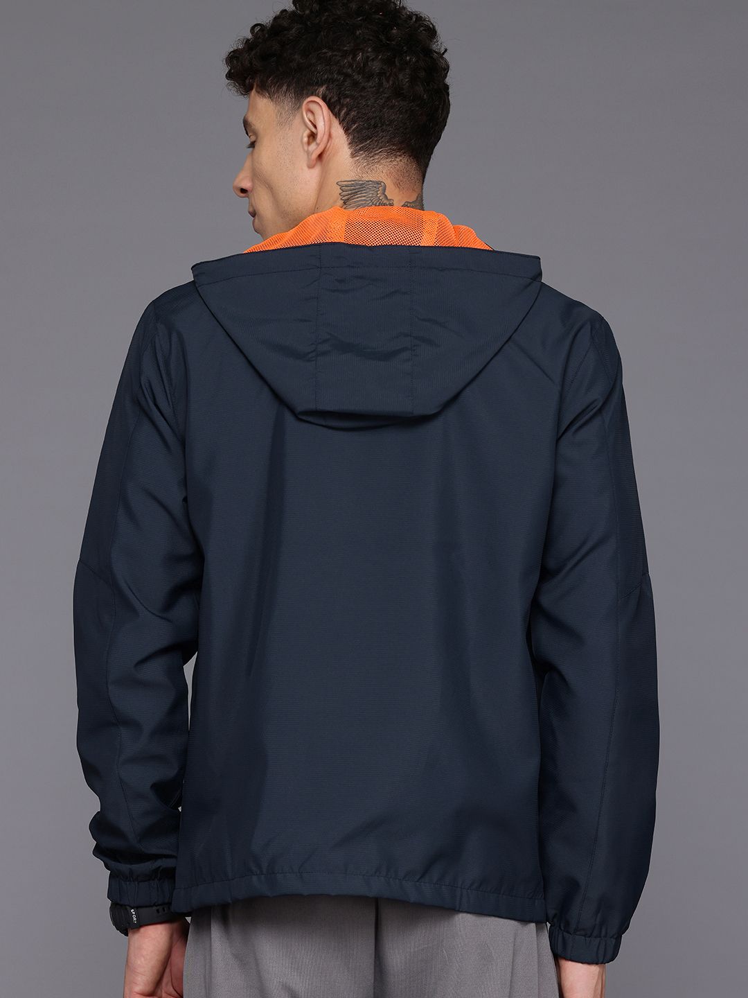 HRX by Hrithik Roshan Rapid-Dry Hooded Training Jacket