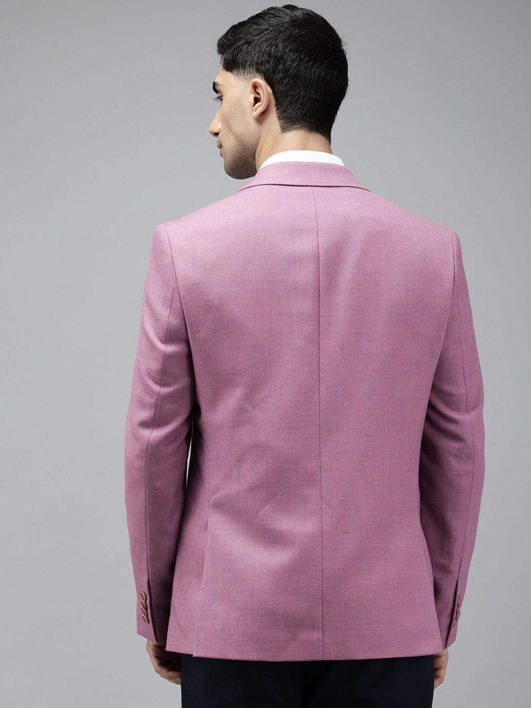 Park Avenue Notched Lapel Single Breasted Formal Blazer