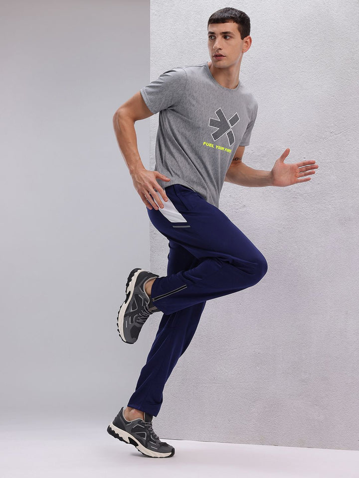 HRX by Hrithik Roshan Men Brand Logo Detail Rapid-Dry Running Track Pants