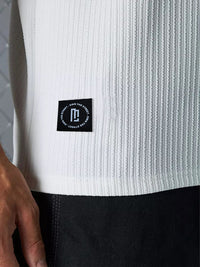 Maniac Striped Textured Cotton Regular Fit T-shirt