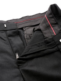 Park Avenue Men Self Design Textured Formal Trousers