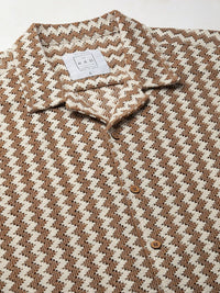 VASTRADO Men Classic Chevron Opaque Casual Shirt