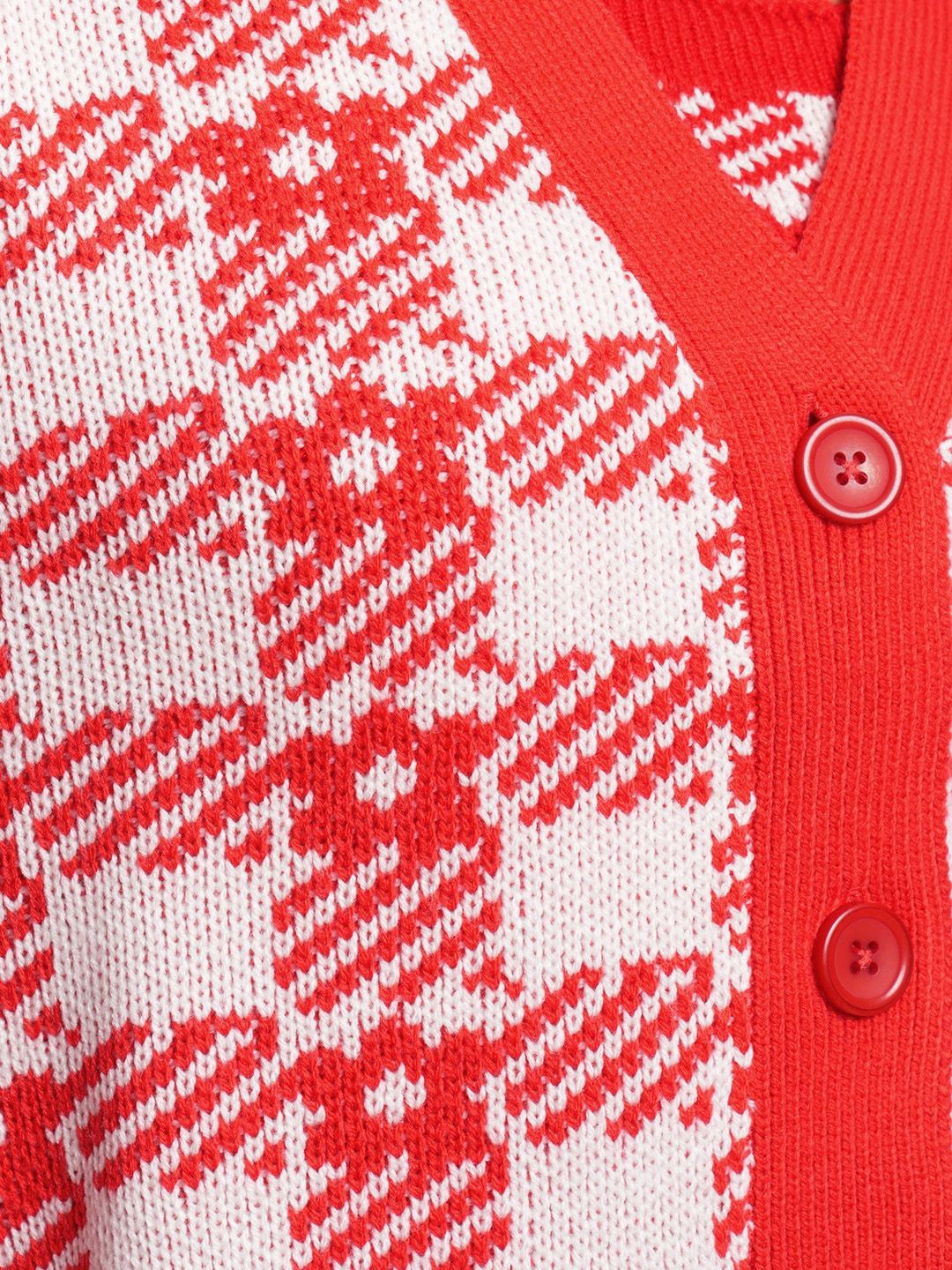Tokyo Talkies Checked Crop Top with Cardigan