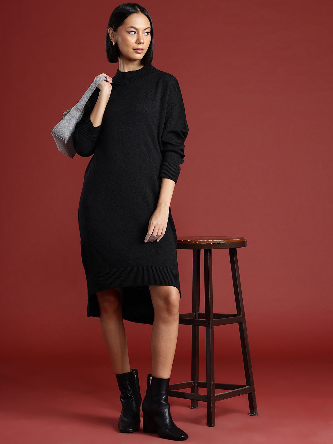 all about you Acrylic Jumper Midi Dress