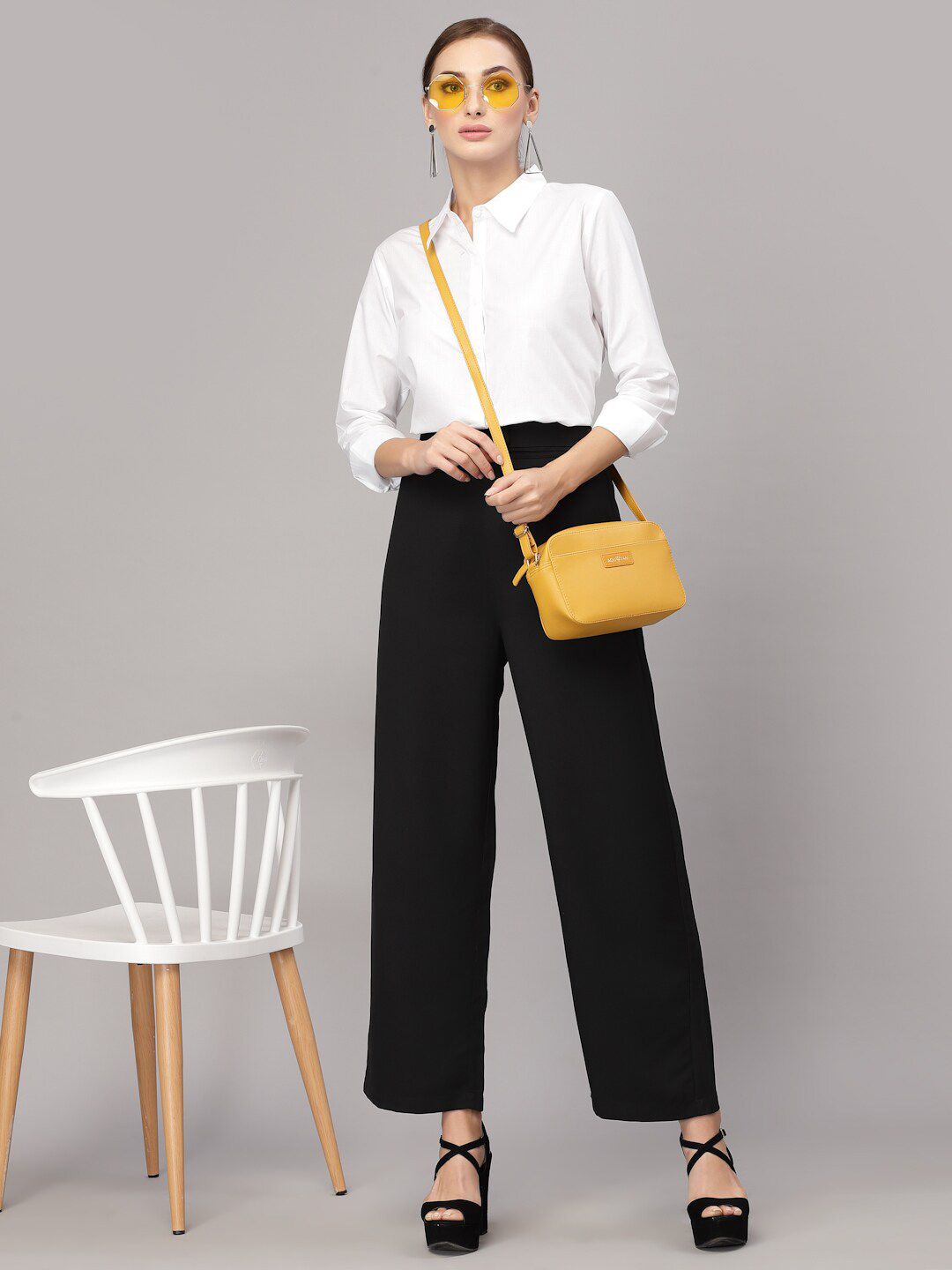 Style Quotient Women White Formal Shirt