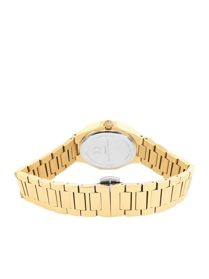 French Connection Women Alloy Dial & Stainless Steel Bracelet Analogue Watch FCP49NGM