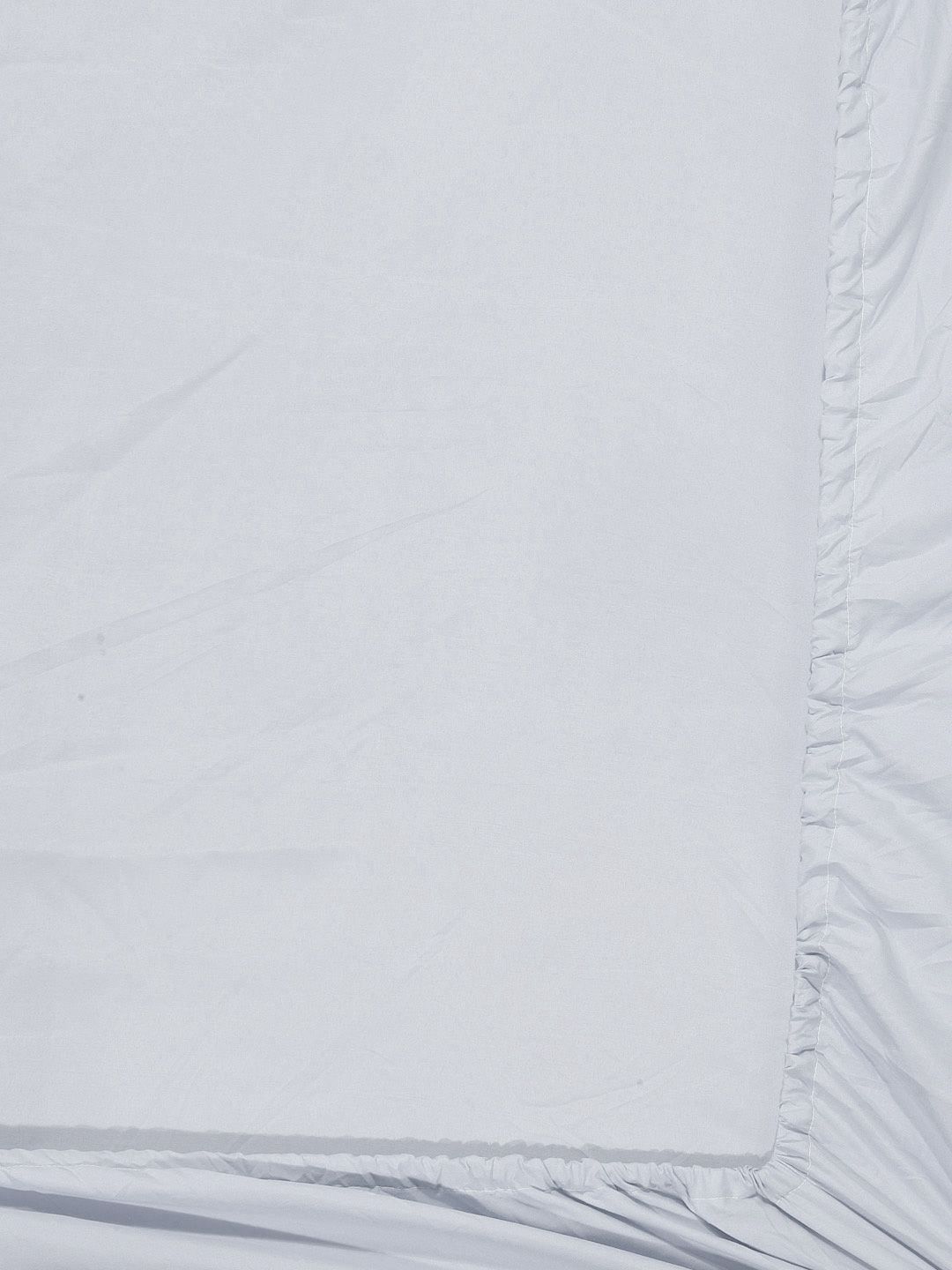 Myntra Elegant Homes Light Grey 300 TC Fitted Double King Bedsheet Set 2.50 m x 2.20 m