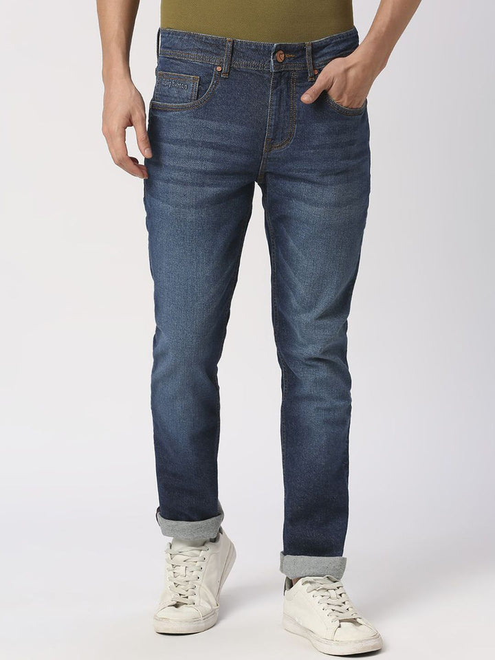 Being Human Men Slim Fit Heavy Fade Jeans