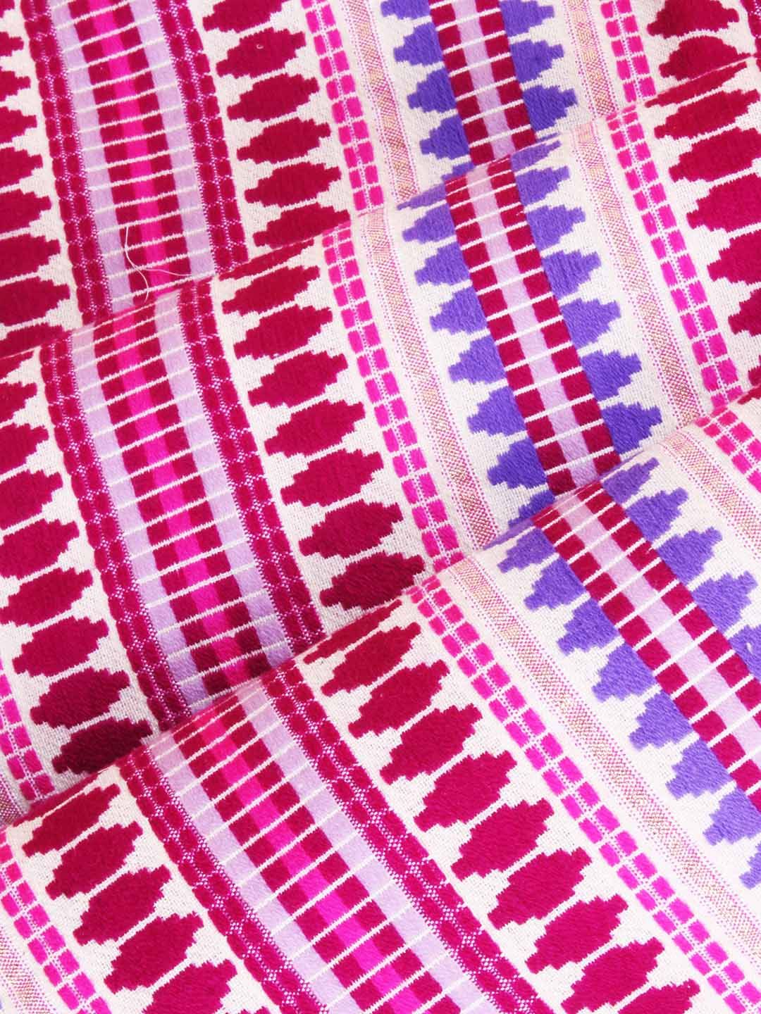 STITCHNEST Purple & Pink Striped Acrylic Table Runner