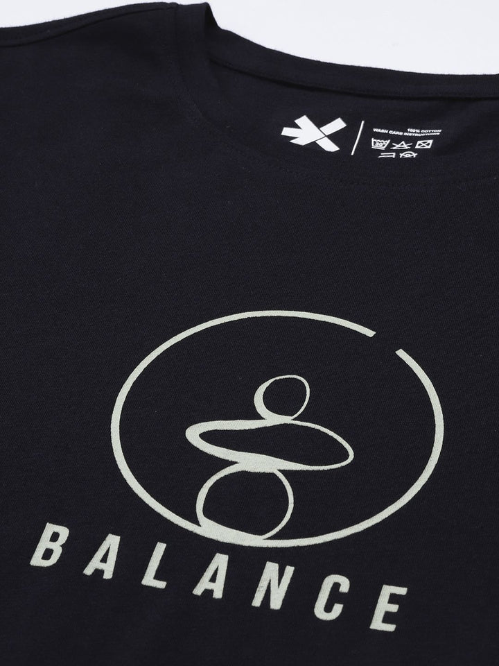 HRX by Hrithik Roshan Typography Printed Pure Cotton T-shirt