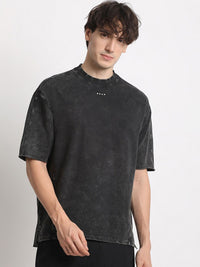 THE BEAR HOUSE Round Neck Cotton Oversized T-shirt