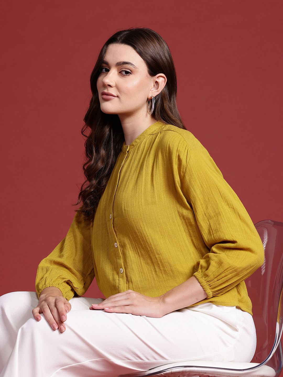 all about you Women Opaque Casual Shirt