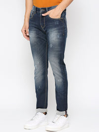 Being Human Men Mid Rise Slim Fit Clean Look Heavy Fade Jeans