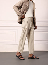 Mr Bowerbird Men Cargo-Style Trousers