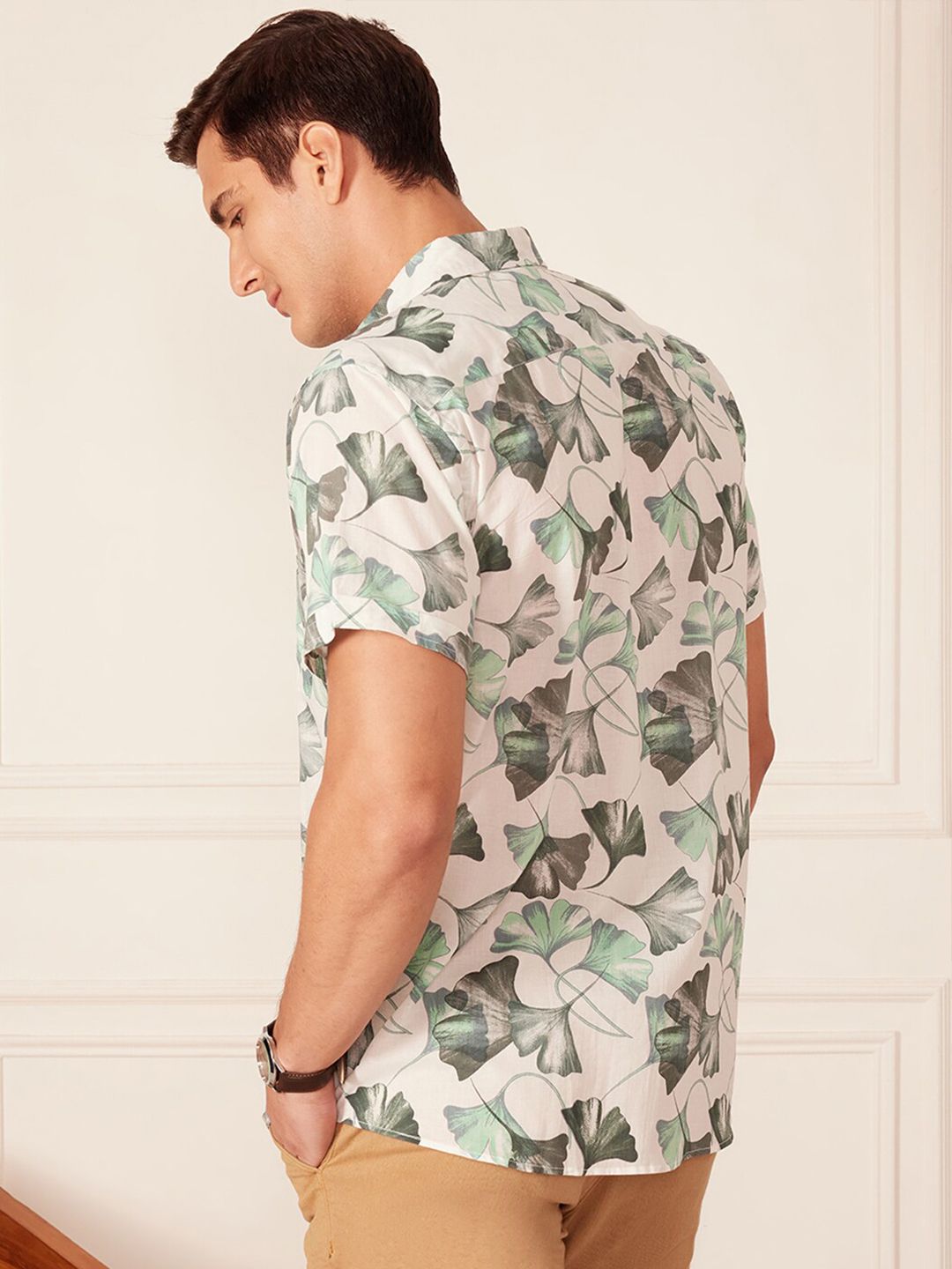 DENNISON Smart Block Printed Casual Shirt