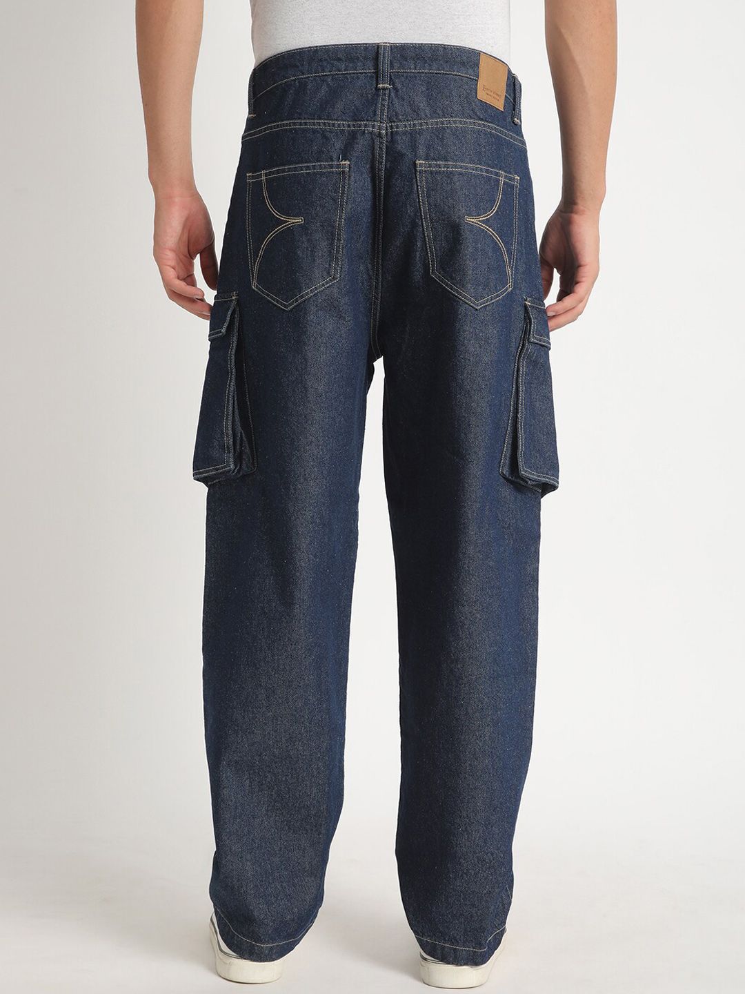 Bene Kleed Men Cargo Baggy Denim