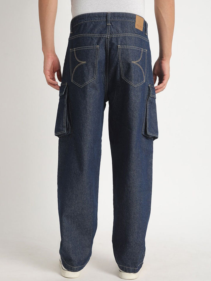Bene Kleed Men Cargo Baggy Denim