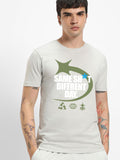 Bewakoof Men Typography Printed Round Neck Cotton T-shirt
