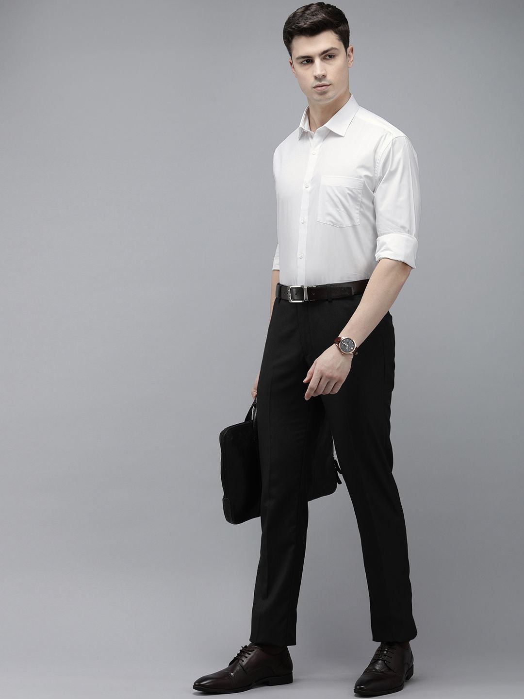Park Avenue Pure Cotton Slim Fit Cutaway Collar Formal Shirt