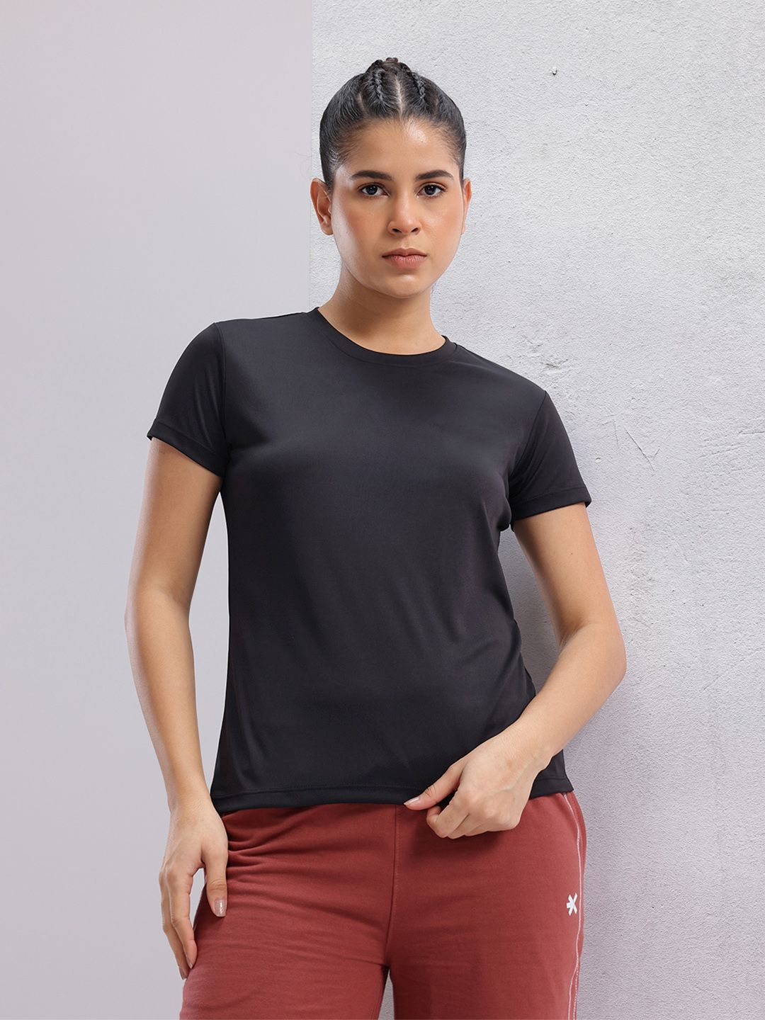 HRX by Hrithik Roshan Women Printed Rapid-Dry Training T-shirt