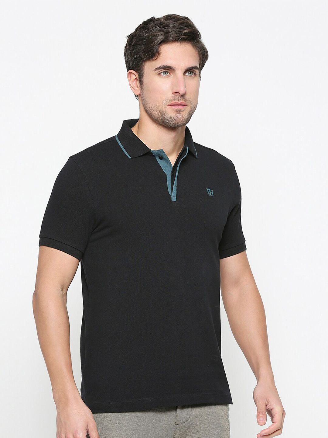 Being Human Polo Collar Regular Fit Cotton Regular T-shirt