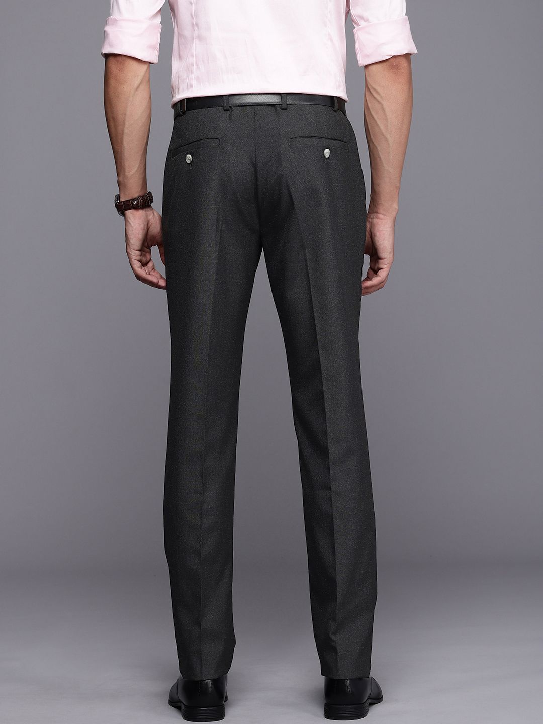 Raymond Men Slim Fit Formal Trousers